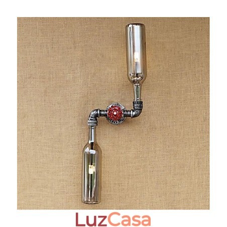 Recurso de latão rústico Lodge para arandelas de parede com luz ambiente Azul claro cinza fumê Recurso de latão rústico Lodge para arandelas de parede com luz ambiente Azul claro cinza fumê