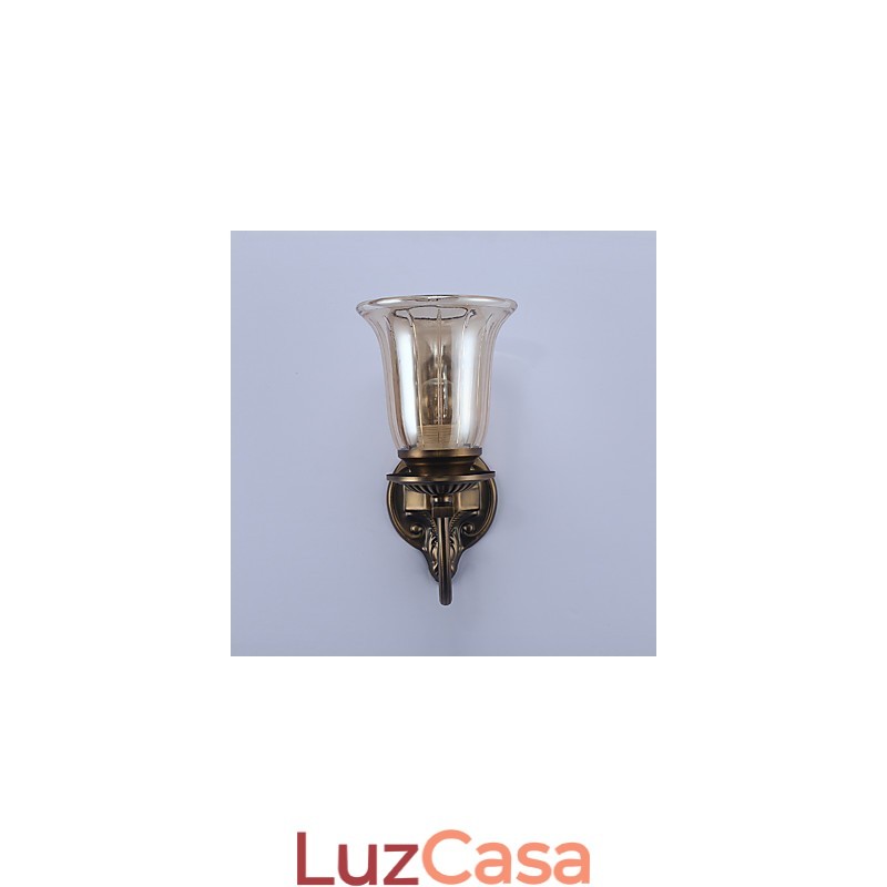 Recurso eletrogalvanizado contemporâneo moderno para arandelas de parede com luz ambiente