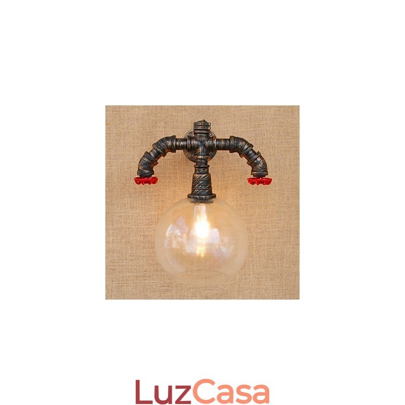 Lodge rústico Country Anodizado Recurso para proteção ocular estilo mini Luz ambiente