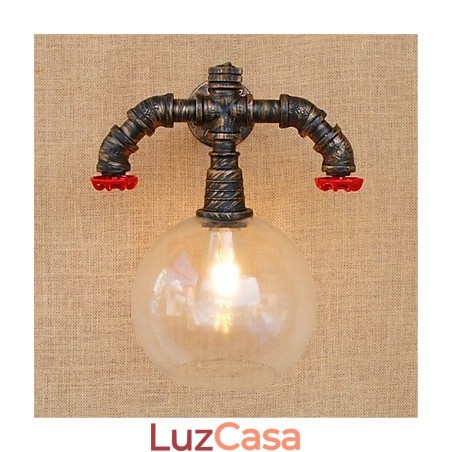 Lodge rústico Country Anodizado Recurso para proteção ocular estilo mini Luz ambiente