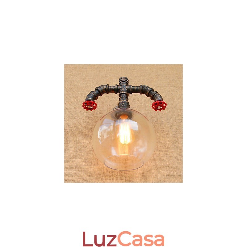 Lodge rústico Country Anodizado Recurso para proteção ocular estilo mini Luz ambiente