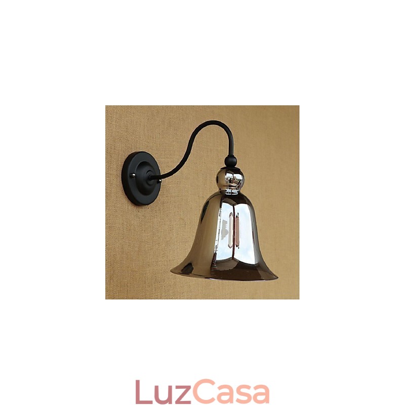 Recurso rústico Lodge Silver para arandelas de parede Downlight Luminária de parede