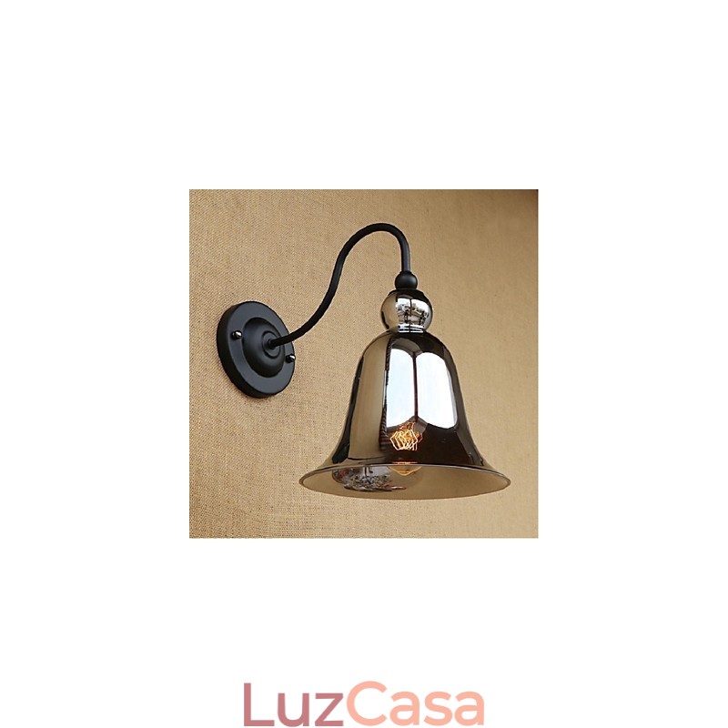 Recurso rústico Lodge Silver para arandelas de parede Downlight Luminária de parede