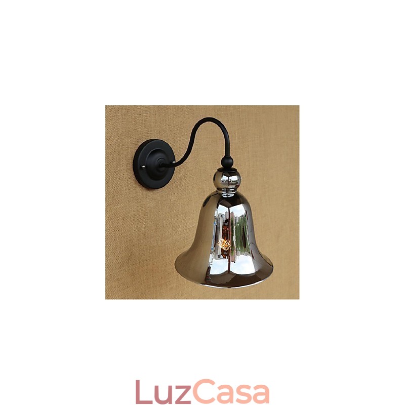 Recurso rústico Lodge Silver para arandelas de parede Downlight Luminária de parede