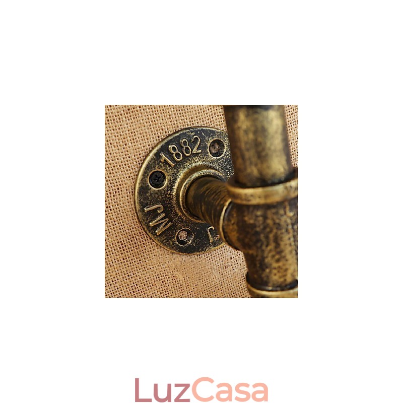 Garrafa de água Luminária de parede Luz de parede Cinza