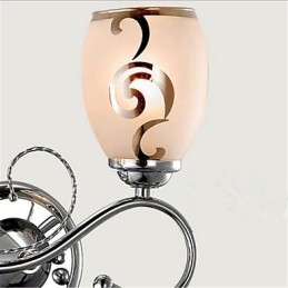 Recurso eletrogalvanizado contemporâneo moderno para arandelas de parede de luz ambiente estilo mini cristal
