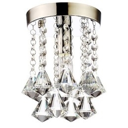 Moderno Contemporâneo Tradicional Clássico Country Cristal Mini Estilo Cromado Cristal Montagem Embutida