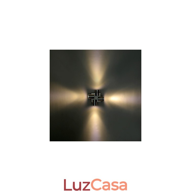 Luminária de cabeceira Luminária de parede Quarto Sala de estar Hotel Corredor Moderno Minimalista Criativo Cruz Luminária de paredeV