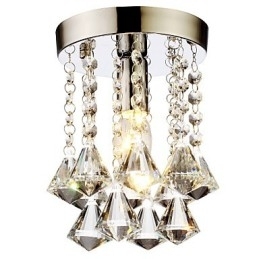 Moderno Contemporâneo Tradicional Clássico Country Cristal Mini Estilo Cromado Cristal Montagem Embutida
