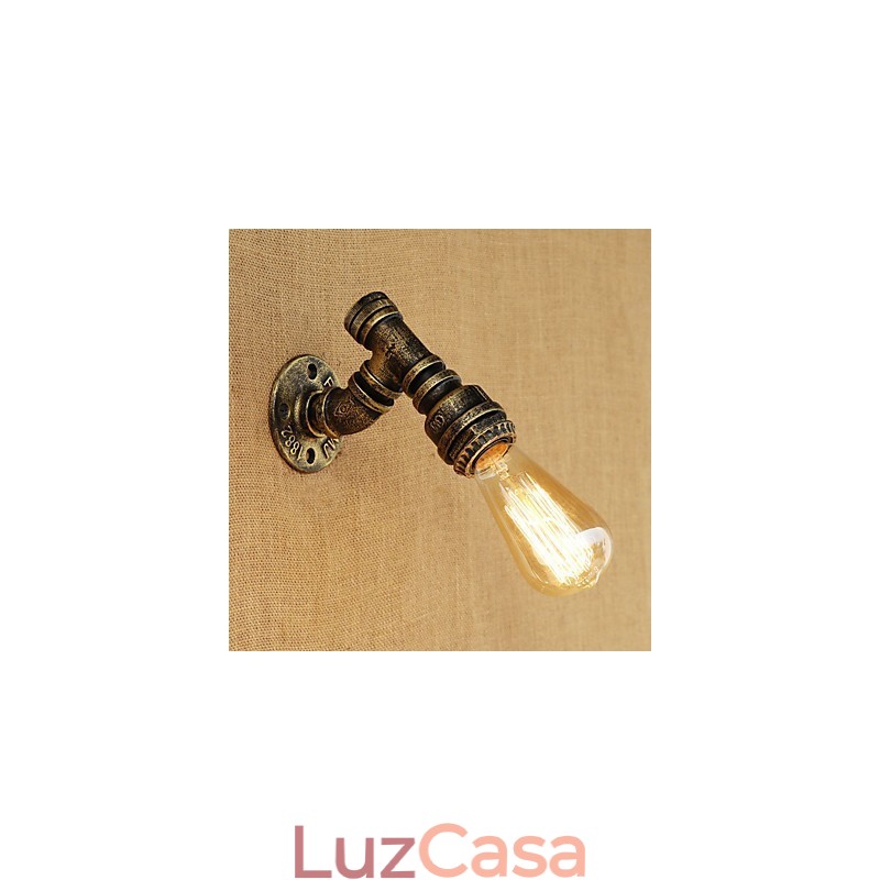 Pintura vintage retrô country para arandelas de parede estilo mini com luz ambiente