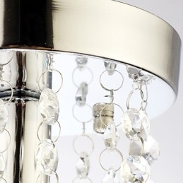 Moderno Contemporâneo Tradicional Clássico Country Cristal Mini Estilo Cromado Cristal Montagem Embutida