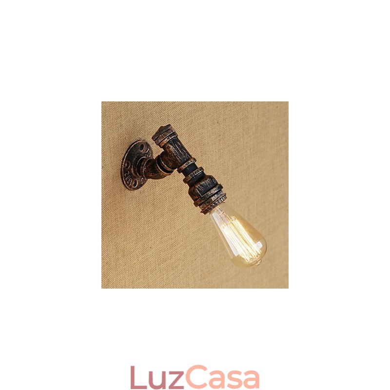 Pintura vintage retrô country para arandelas de parede estilo mini com luz ambiente