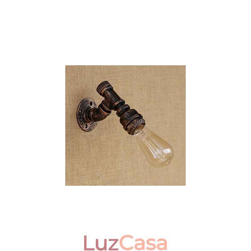Pintura vintage retrô country para arandelas de parede estilo mini com luz ambiente