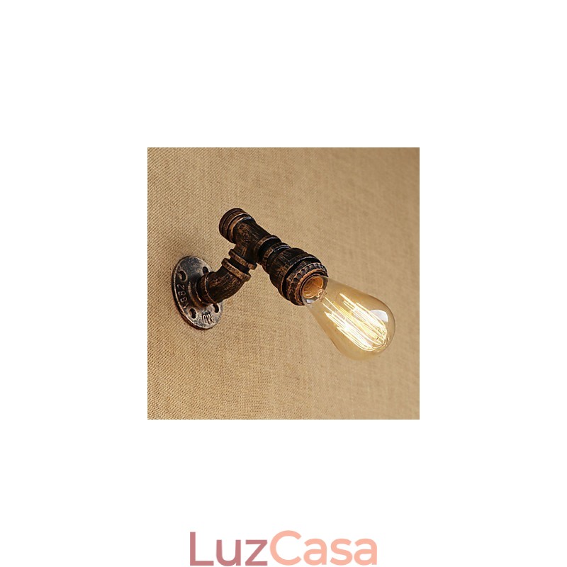 Pintura vintage retrô country para arandelas de parede estilo mini com luz ambiente