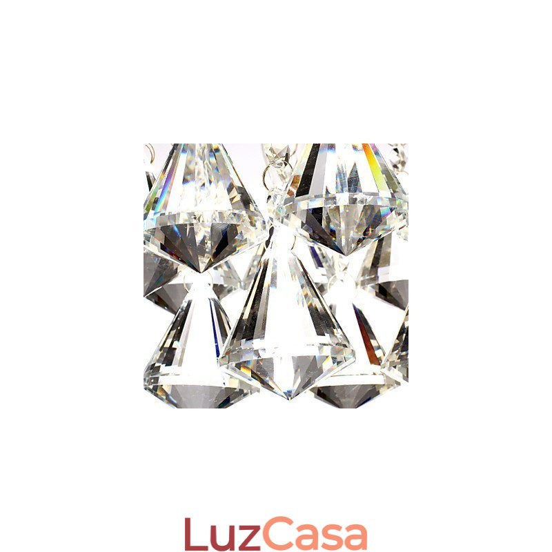 Moderno Contemporâneo Tradicional Clássico Country Cristal Mini Estilo Cromado Cristal Montagem Embutida
