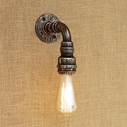 Pintura vintage retrô country para arandelas de parede estilo mini com luz ambiente