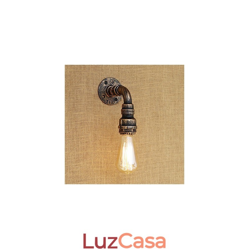 Pintura vintage retrô country para arandelas de parede estilo mini com luz ambiente