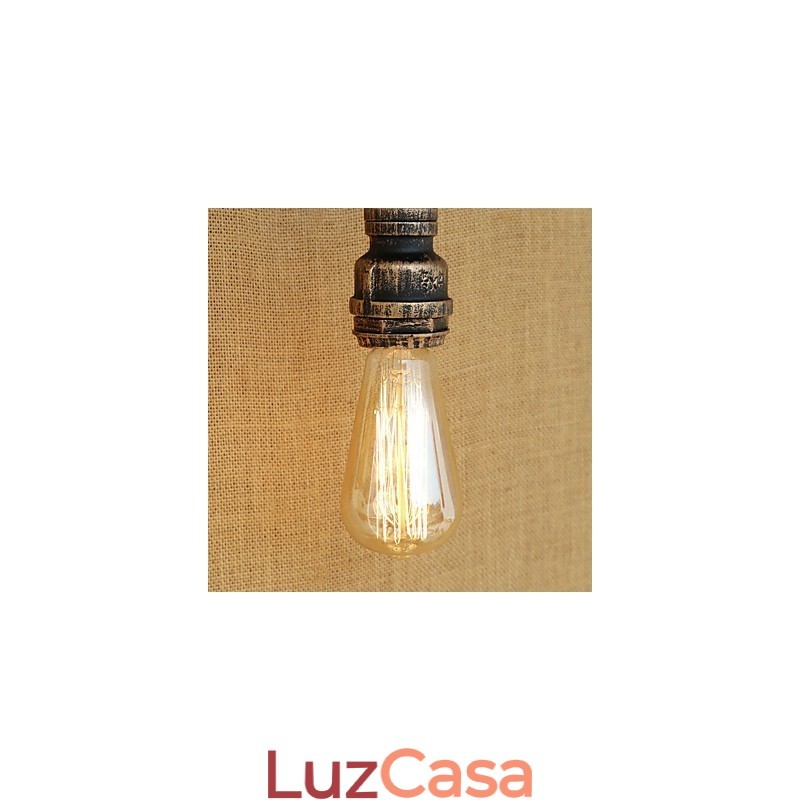 Pintura vintage retrô country para arandelas de parede estilo mini com luz ambiente