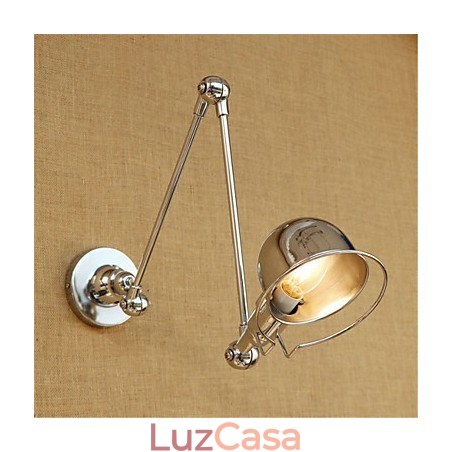Moderno Contemporâneo Country Chrome Recurso para braço oscilante Proteção para os olhos Downlight Braço oscilante Luzes de parede Moderno Contemporâneo Country Chrome Recurso para braço oscilante Proteção para os olhos Downlight Braço oscilante Luzes de parede