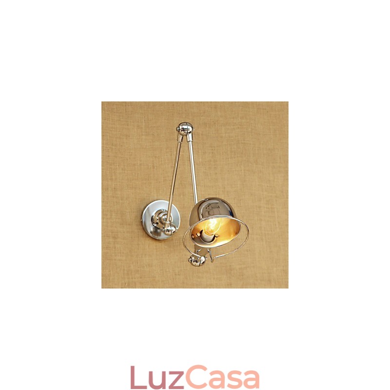 Moderno Contemporâneo Country Chrome Recurso para braço oscilante Proteção para os olhos Downlight Braço oscilante Luzes de parede