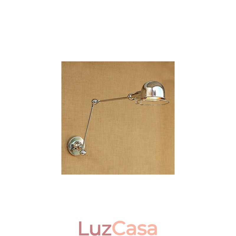 Moderno Contemporâneo Country Chrome Recurso para braço oscilante Proteção para os olhos Downlight Braço oscilante Luzes de parede