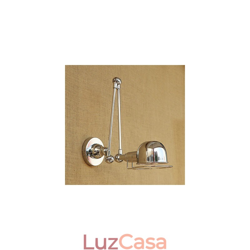 Moderno Contemporâneo Country Chrome Recurso para braço oscilante Proteção para os olhos Downlight Braço oscilante Luzes de parede