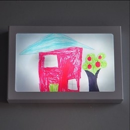 Pintura moderna contemporânea integrada, recurso de pintura contemporânea para arandelas de parede com luz ambiente