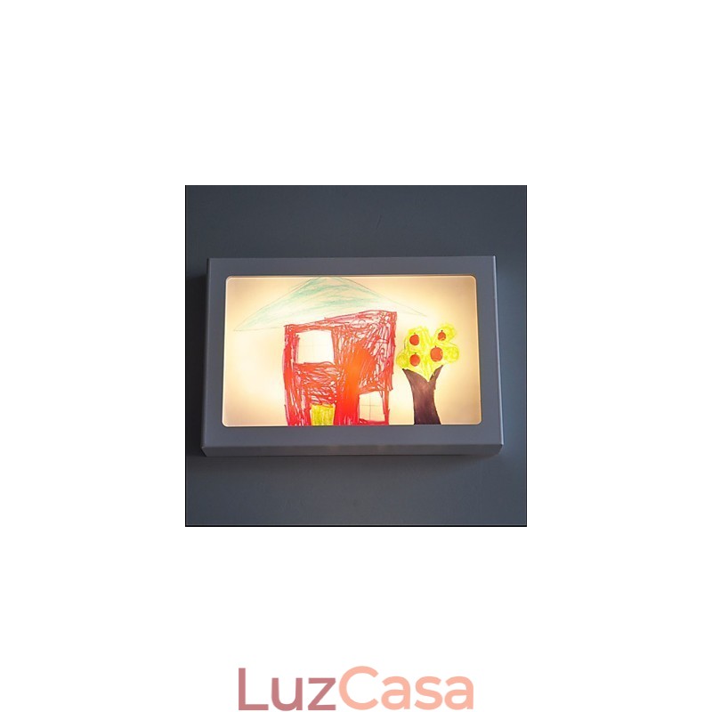 Pintura moderna contemporânea integrada, recurso de pintura contemporânea para arandelas de parede com luz ambiente