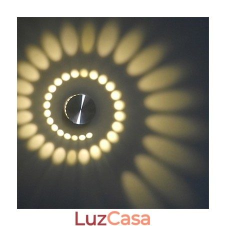 Luminária de parede embutida em alumínio com luz moderna integrada Luminária de parede embutida em alumínio com luz moderna integrada