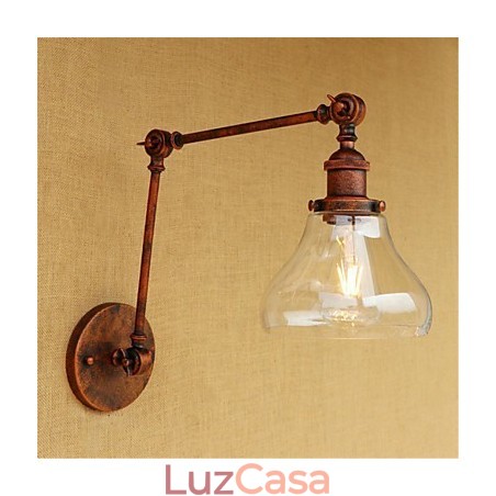 Recurso de galvanoplastia retrô country para proteção ocular de estilo mini, luz ambiente, braço oscilante, luzes de parede Recurso de galvanoplastia retrô country para proteção ocular de estilo mini, luz ambiente, braço oscilante, luzes de parede