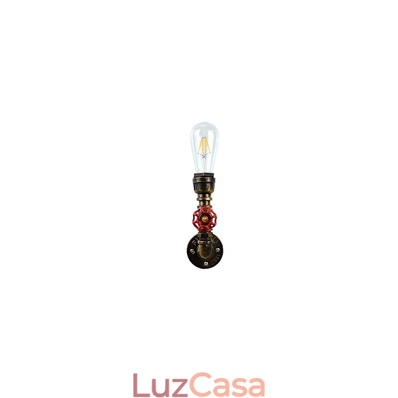 Luminária de parede Arandelas de parede Luminária de parede de ferro Lâmpada de parede sabre de luz preta muda na parede