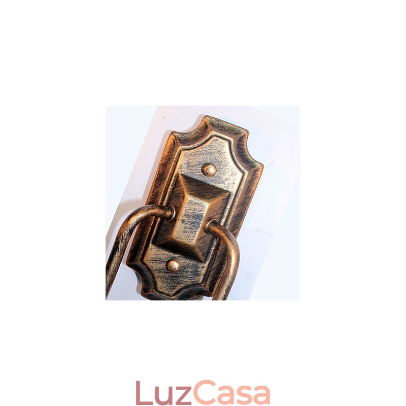 Luminária de parede simples retrô para corredor, lâmpada de cabeça dupla para quarto, sala de estar, iluminação de parede
