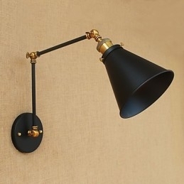 Luminária de parede industrial vintage de latão, luminária de parede, iluminação doméstica, decoração interna, luminária de parede