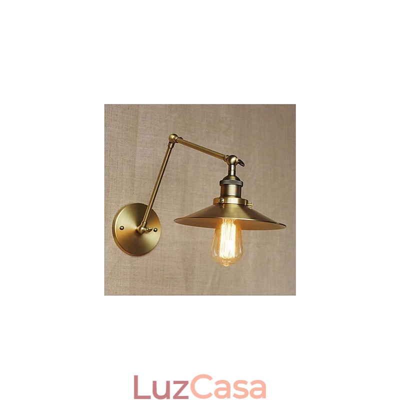 Recurso moderno contemporâneo country retrô galvanizado para braço oscilante luz ambiente balanço