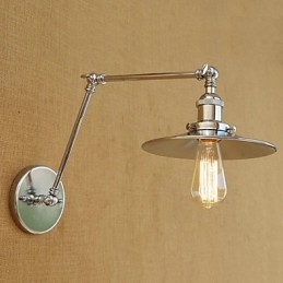 Recurso moderno contemporâneo country retrô galvanizado para braço oscilante luz ambiente balanço