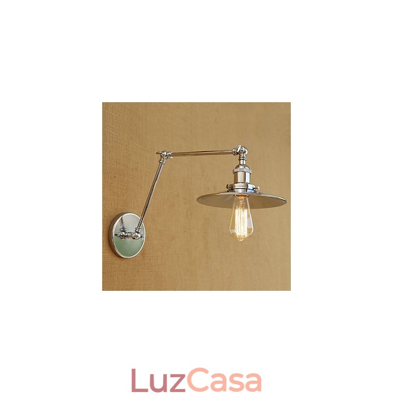 Recurso moderno contemporâneo country retrô galvanizado para braço oscilante luz ambiente balanço