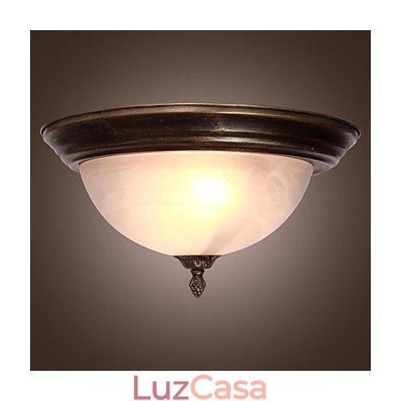 Montagem embutida de inspiração antiga com 2 luzes