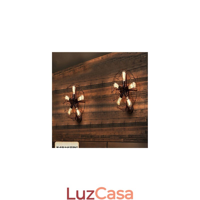 Pintura tradicional clássica rústica de chalé country para arandelas de parede de luz ambiente estilo mini