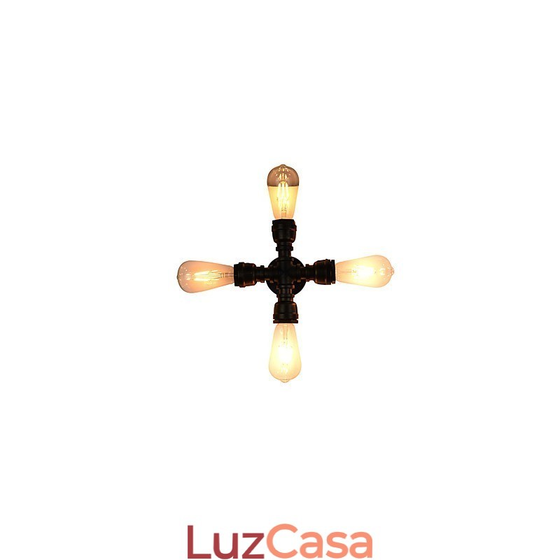 Lodge rústico tradicional clássico antigo latão recurso para luz ambiente luzes de parede luz de parede