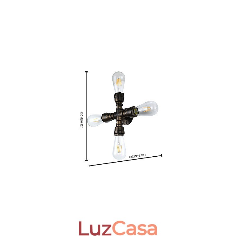 Lodge rústico tradicional clássico antigo latão recurso para luz ambiente luzes de parede luz de parede