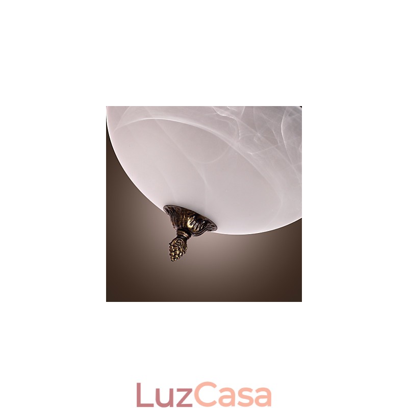 Montagem embutida de inspiração antiga com 2 luzes