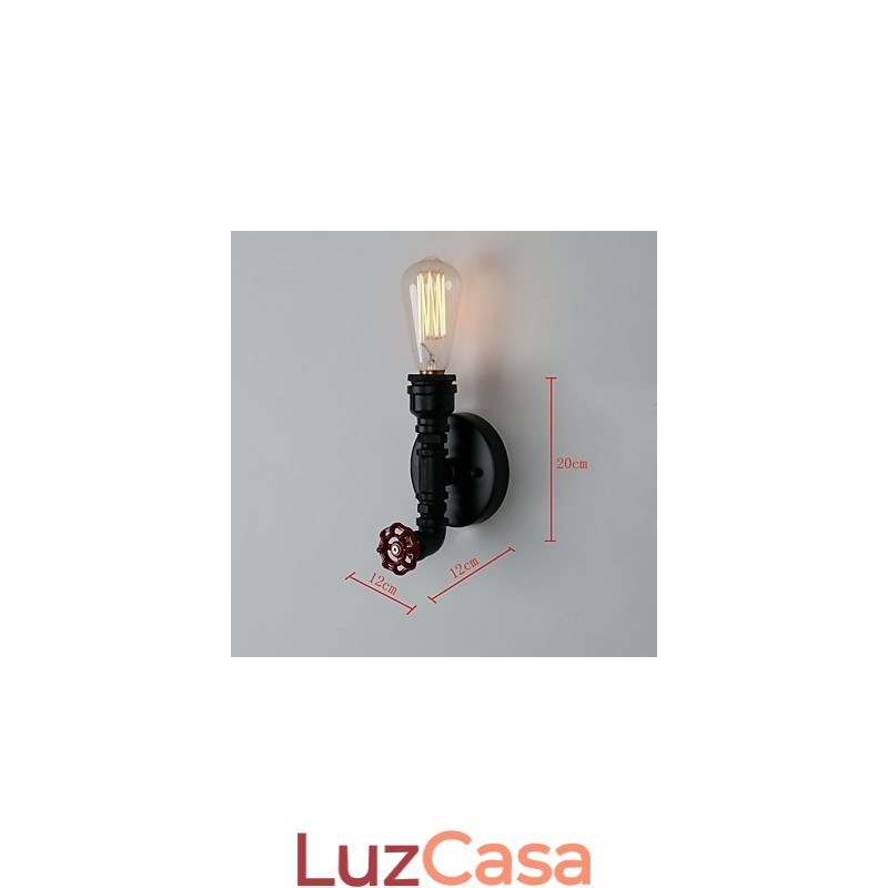 Pintura rústica moderna contemporânea country retrô para arandelas de parede estilo mini uplight