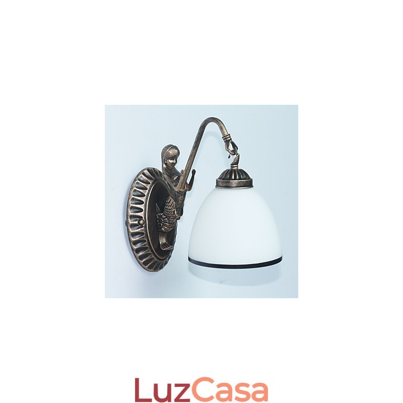 Luminária de parede estilo europeu retrô para sala de estar, quarto, varanda, café, luminária de parede