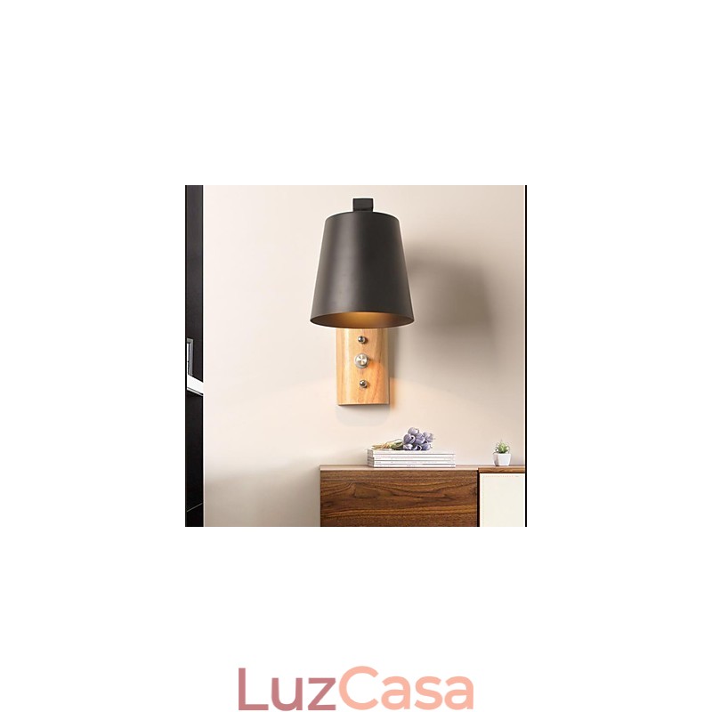 Acabamento em óxido preto moderno e contemporâneo para arandelas de parede Downlight