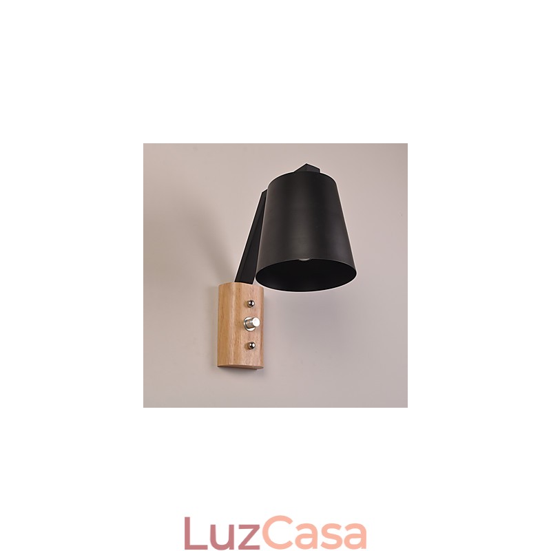 Acabamento em óxido preto moderno e contemporâneo para arandelas de parede Downlight