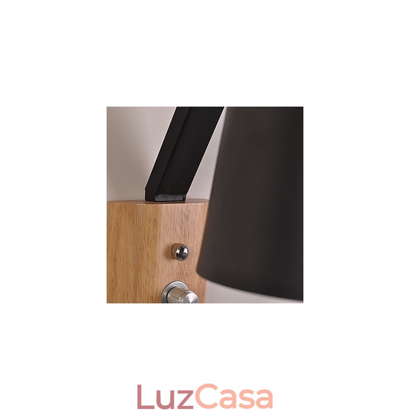Acabamento em óxido preto moderno e contemporâneo para arandelas de parede Downlight