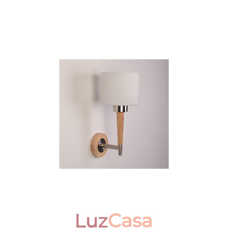 Luminária de parede de vidro com recurso para arandelas de parede com luz ambiente estilo mini