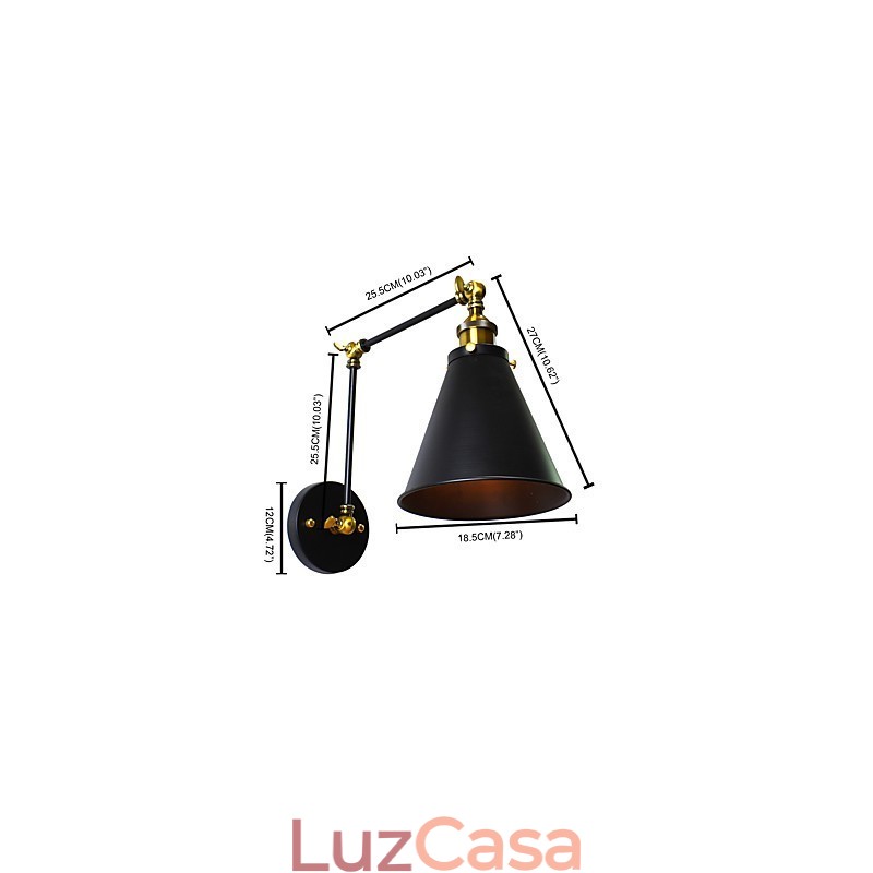 Pintura Clássica Tradicional Rústica Lodge Recurso para Luzes de Parede Downlight Luz de Parede