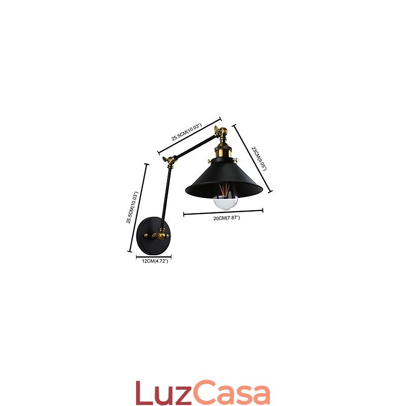 Pintura Clássica Tradicional Rústica Lodge Recurso para Luzes de Parede Downlight Luz de Parede