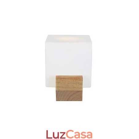 Luminária de parede simples, abajur de mesa de cabeceira com cúpula de vidro e madeira maciça para quarto, cômoda, sala de estar, quarto de bebê, dormitório universitário, mesa de centro, estantes de livros Luminária de parede simples, abajur de mesa de cabeceira com cúpula de vidro e madeira maciça para quarto, cômoda, sala de estar, quarto de bebê, dormitório universitário, mesa de centro, estantes de livros